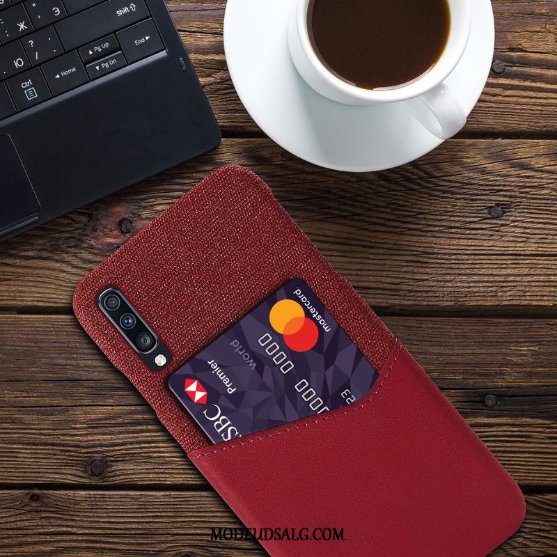 Samsung Galaxy A70 Etui / Cover Kort Mønster Kreativ Anti-fald