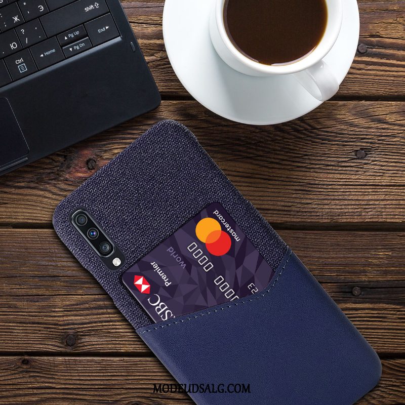 Samsung Galaxy A70 Etui / Cover Kort Mønster Kreativ Anti-fald