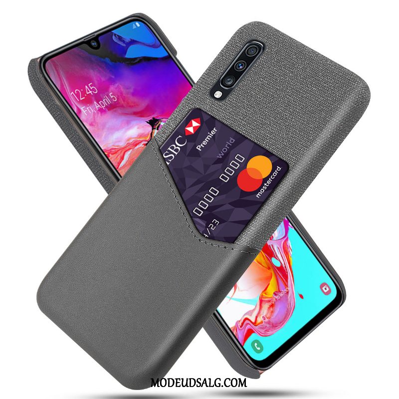 Samsung Galaxy A70 Etui / Cover Kort Mønster Kreativ Anti-fald