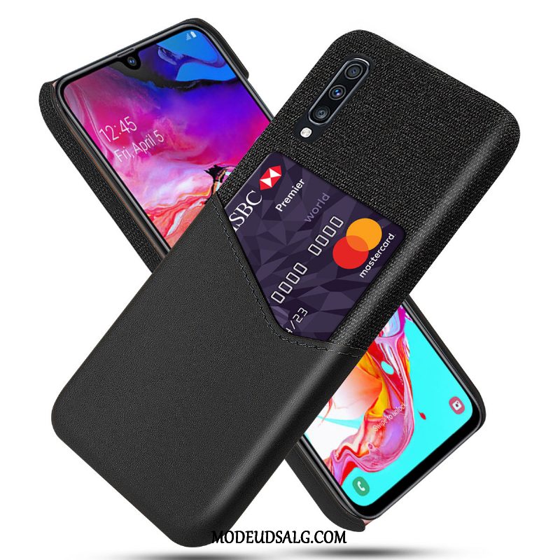 Samsung Galaxy A70 Etui / Cover Kort Mønster Kreativ Anti-fald