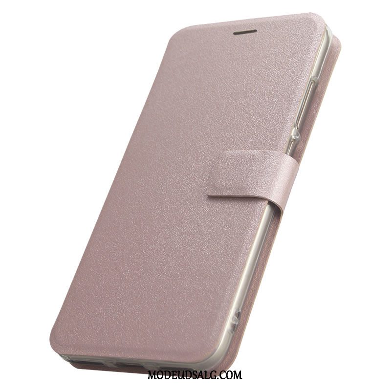 Samsung Galaxy A70 Etui / Cover Lædertaske Beskyttelse Farve Guld