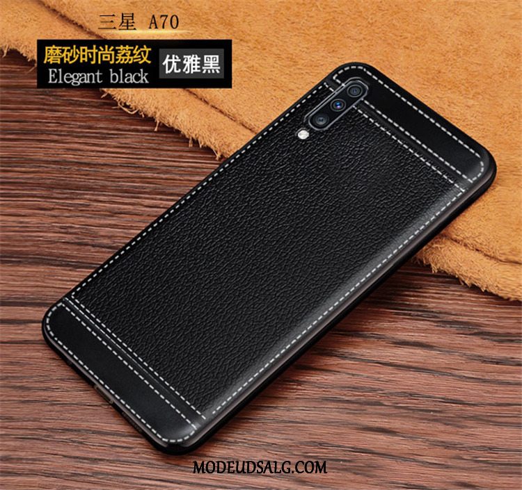 Samsung Galaxy A70 Etui / Cover Ring Blå Kreativ Beskyttelse Business