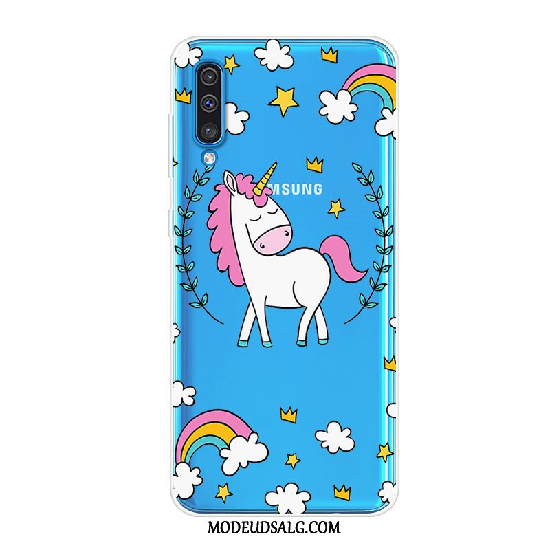 Samsung Galaxy A70 Etui / Cover Silikone Anti-fald Trend Cartoon