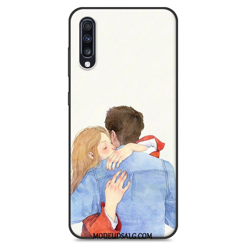 Samsung Galaxy A70 Etui Hængende Ornamenter Hvid Blød Cover Af Personlighed