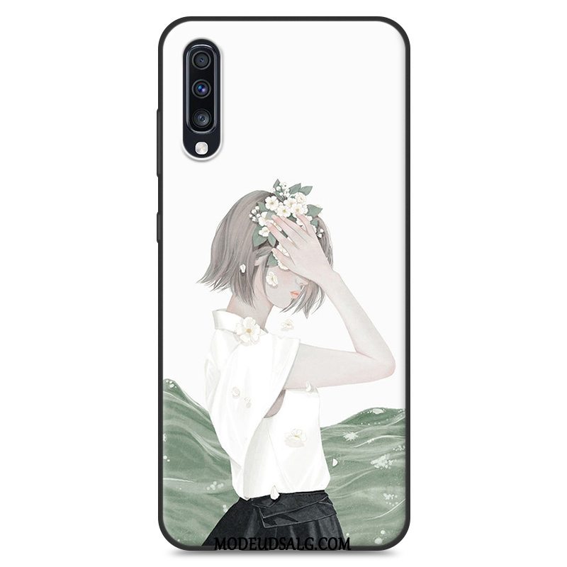 Samsung Galaxy A70 Etui Hængende Ornamenter Hvid Blød Cover Af Personlighed