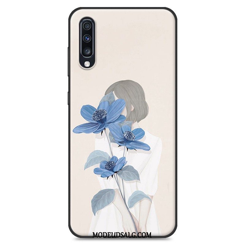 Samsung Galaxy A70 Etui Hængende Ornamenter Hvid Blød Cover Af Personlighed