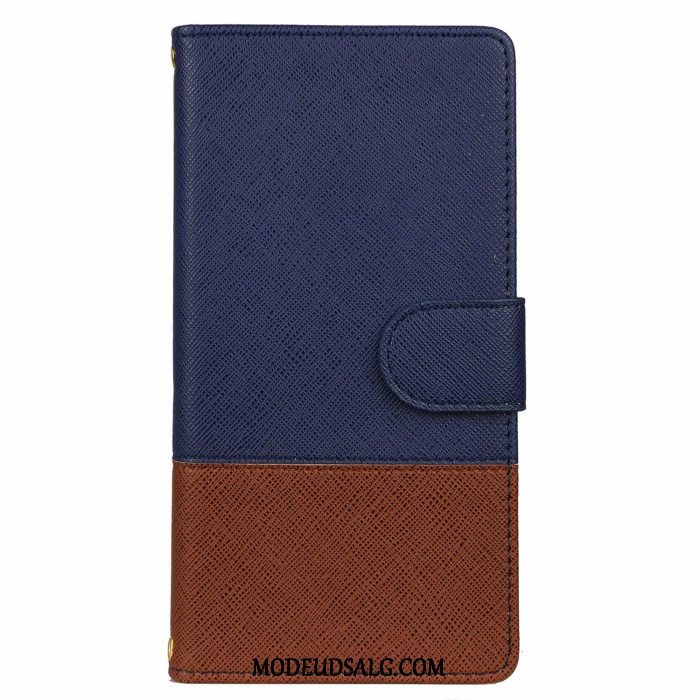 Samsung Galaxy A70 Etui Kort Cover Gul Lædertaske Splejsning