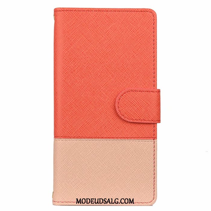 Samsung Galaxy A70 Etui Kort Cover Gul Lædertaske Splejsning