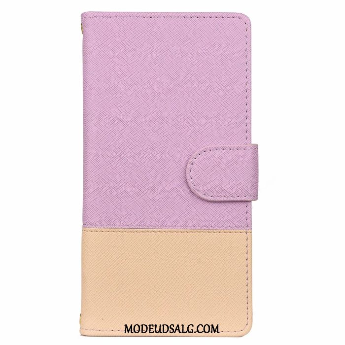 Samsung Galaxy A70 Etui Kort Cover Gul Lædertaske Splejsning