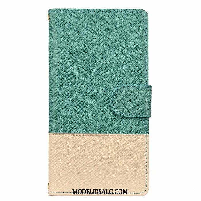 Samsung Galaxy A70 Etui Kort Cover Gul Lædertaske Splejsning