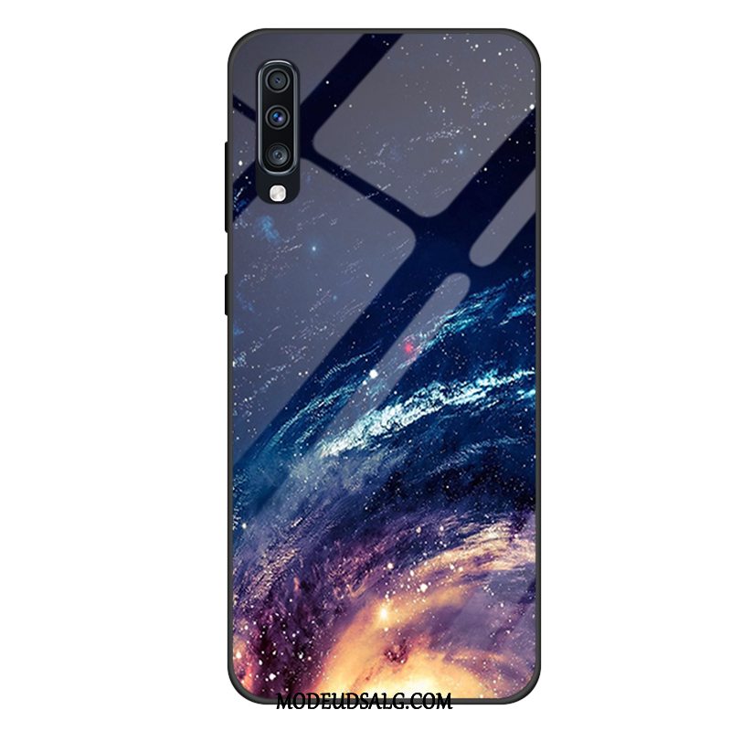 Samsung Galaxy A70 Etui Net Red Beskyttelse Trend Cover Spejl