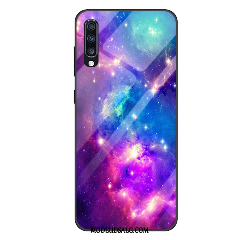 Samsung Galaxy A70 Etui Net Red Beskyttelse Trend Cover Spejl