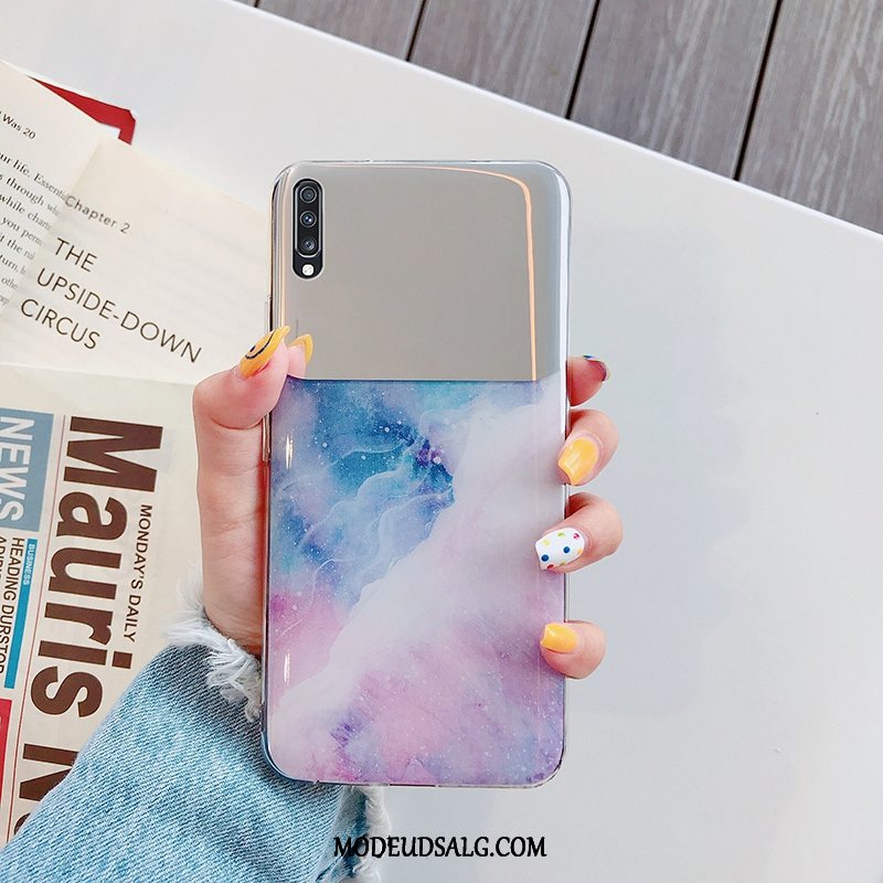 Samsung Galaxy A70 Etui Simple Kreativ Anti-fald Silikone Mode