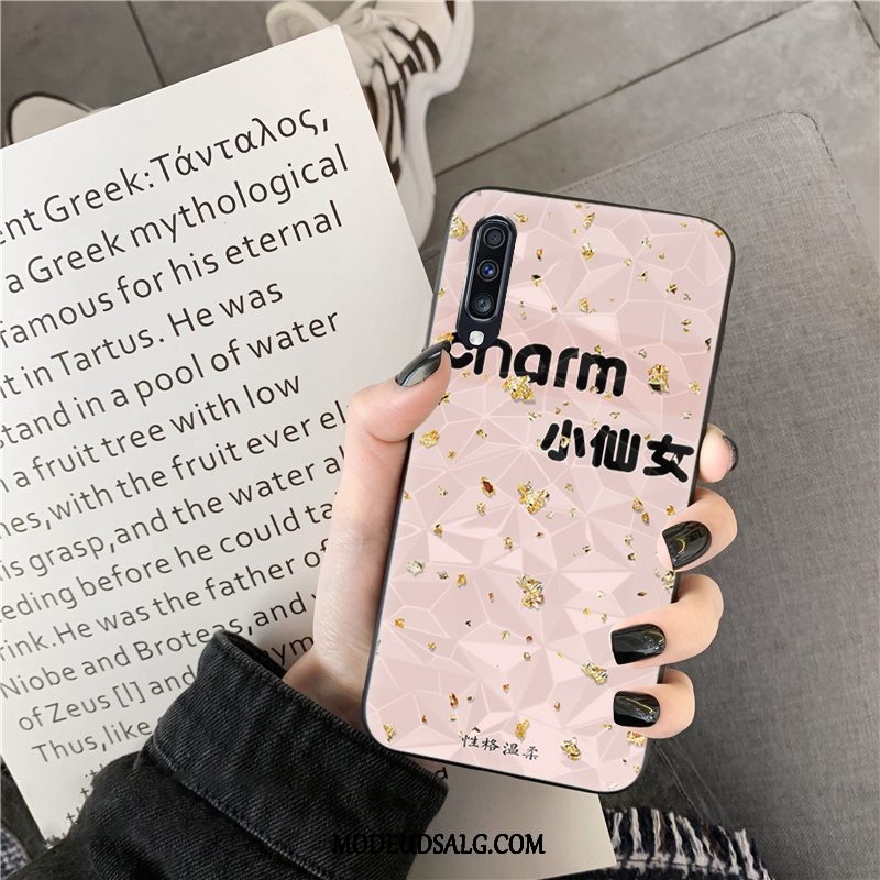 Samsung Galaxy A70s Etui Elskeren Lyserød Cover Kreativ Beskyttelse