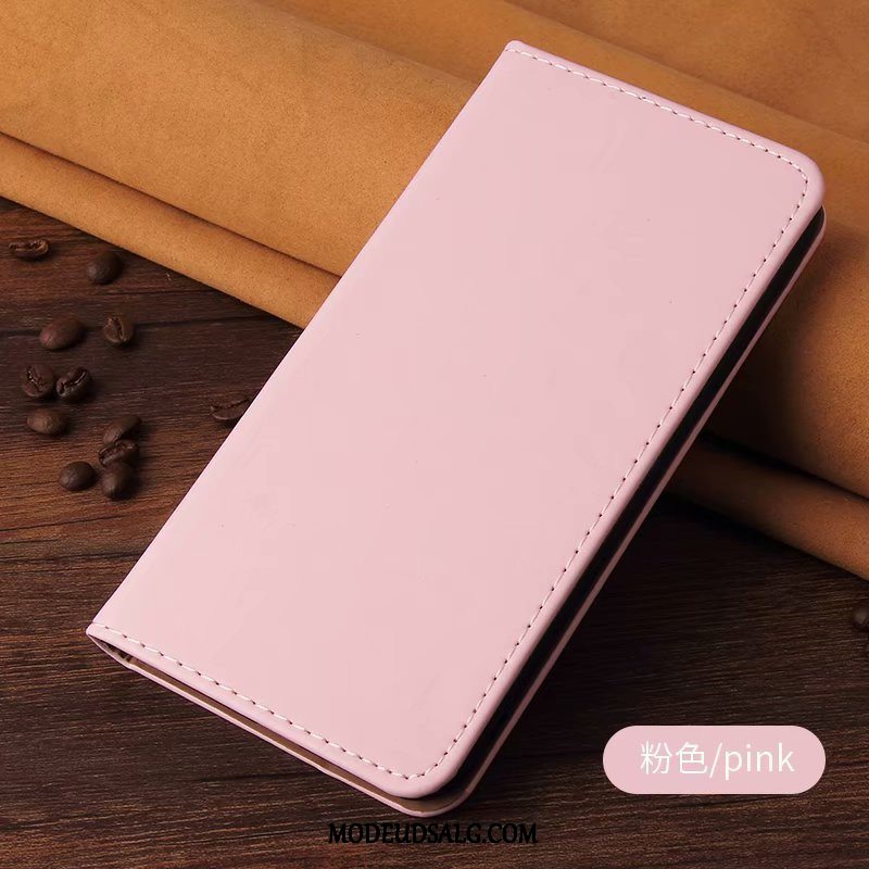 Samsung Galaxy A70s Etui Nubuck Silikone Lyserød Membrane Business