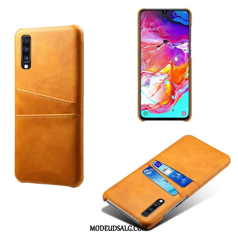 Samsung Galaxy A70s Etui Rød Kvalitet Beskyttelse Kreativ Kort