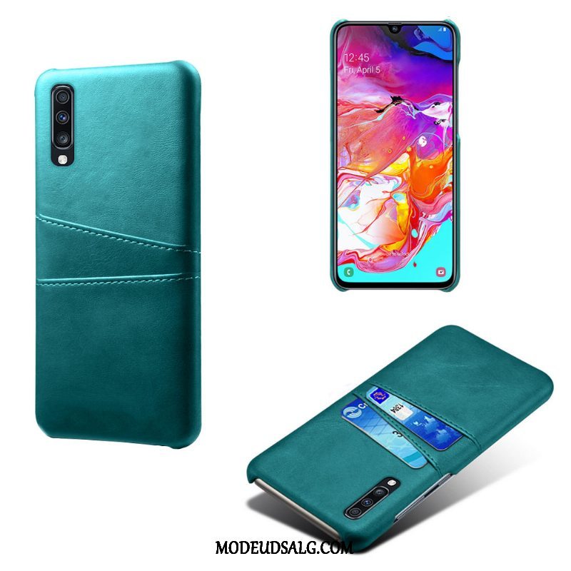 Samsung Galaxy A70s Etui Rød Kvalitet Beskyttelse Kreativ Kort