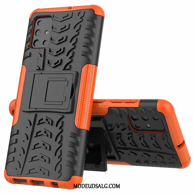 Samsung Galaxy A71 Etui Anti-fald Orange Alt Inklusive Udendørs Mønster