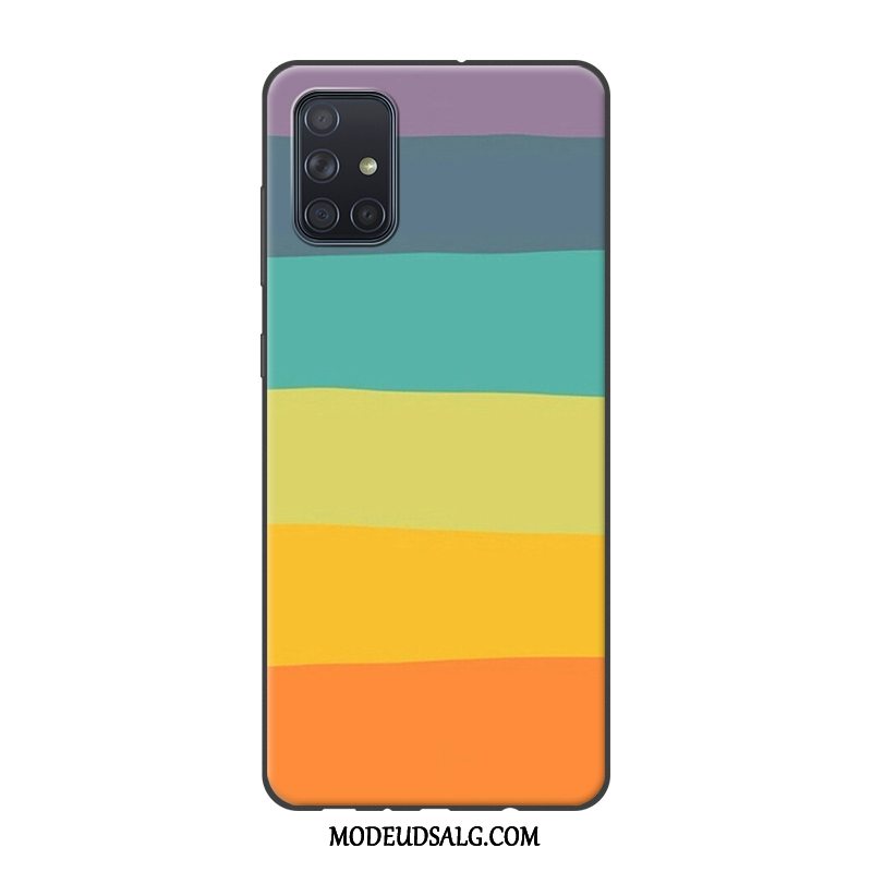 Samsung Galaxy A71 Etui Beskyttelse Scenery Farve Cover Blød