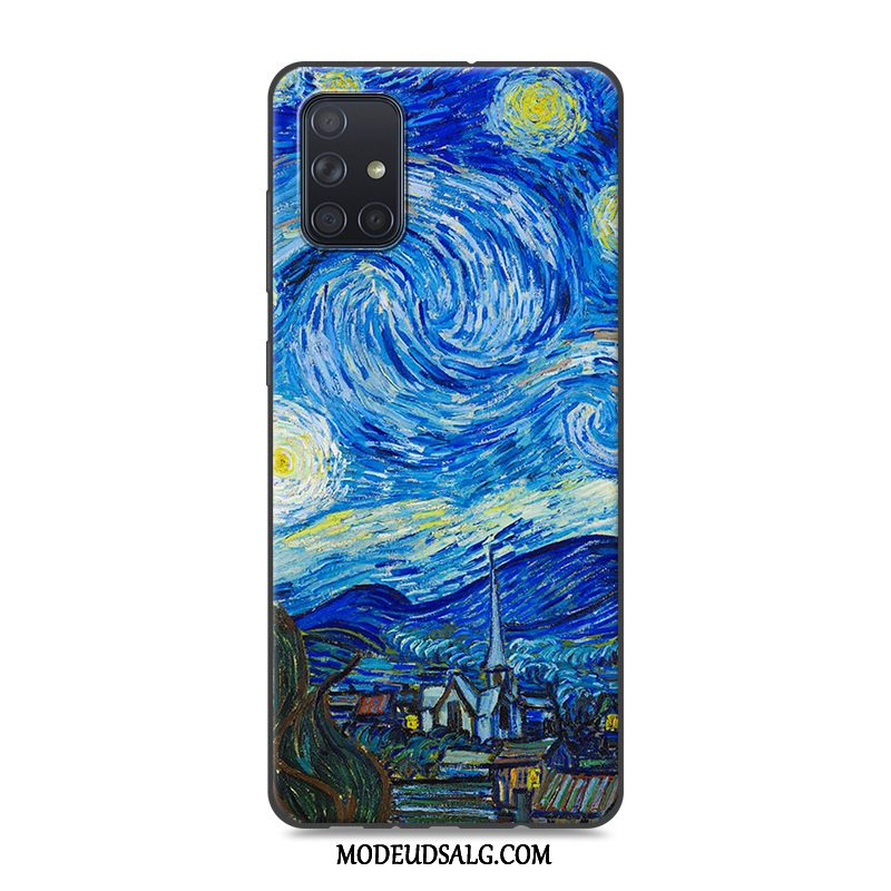 Samsung Galaxy A71 Etui Beskyttelse Scenery Farve Cover Blød