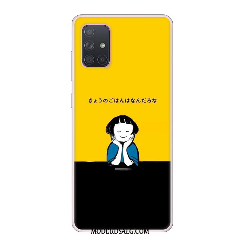 Samsung Galaxy A71 Etui / Cover Anti-fald Lilla Frisk Lille Sektion