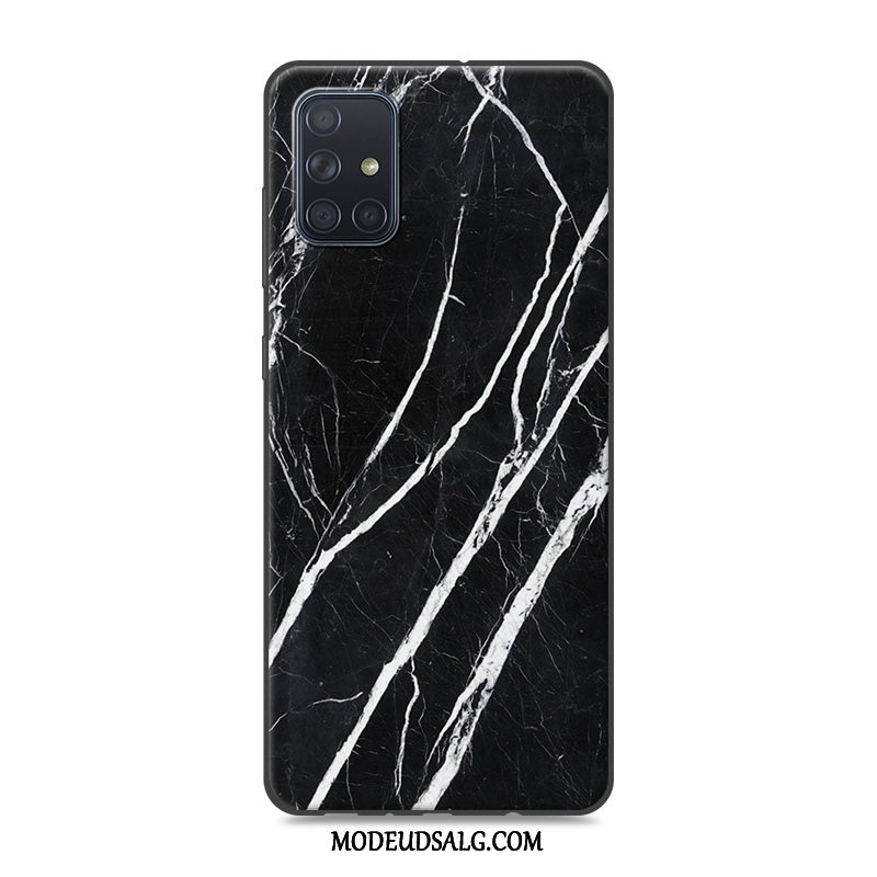 Samsung Galaxy A71 Etui Cover Blød Mønster Silikone Grå