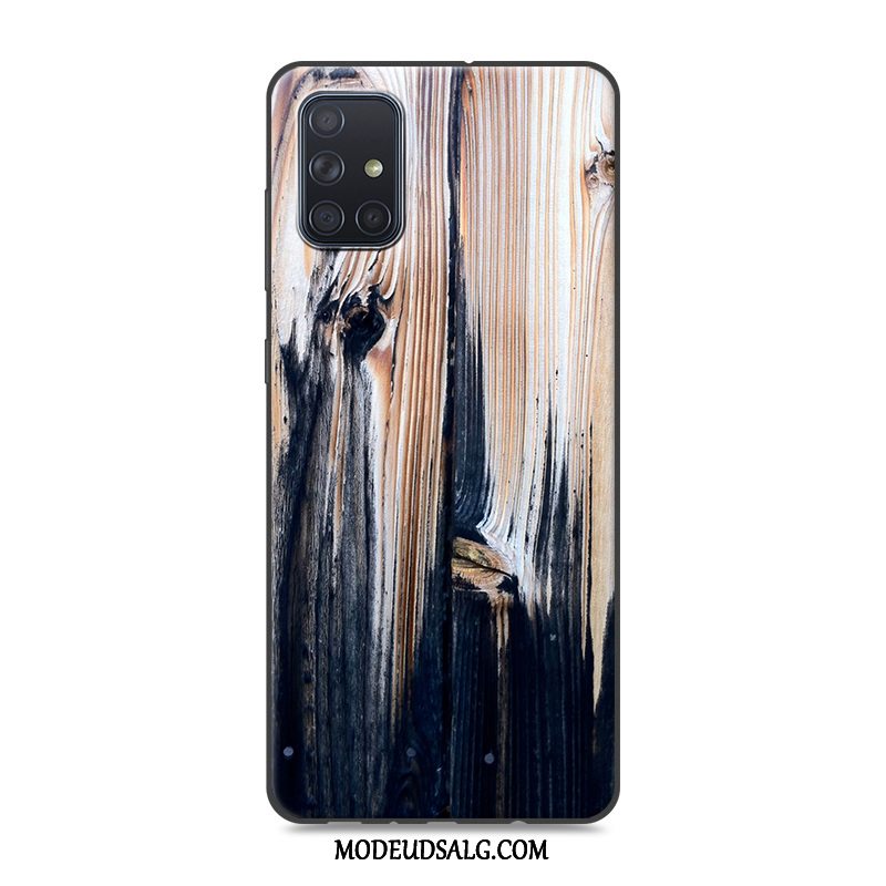 Samsung Galaxy A71 Etui Cover Blød Mønster Silikone Grå