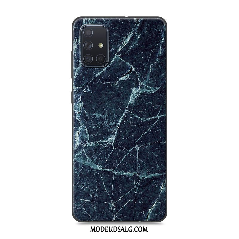 Samsung Galaxy A71 Etui Cover Blød Mønster Silikone Grå