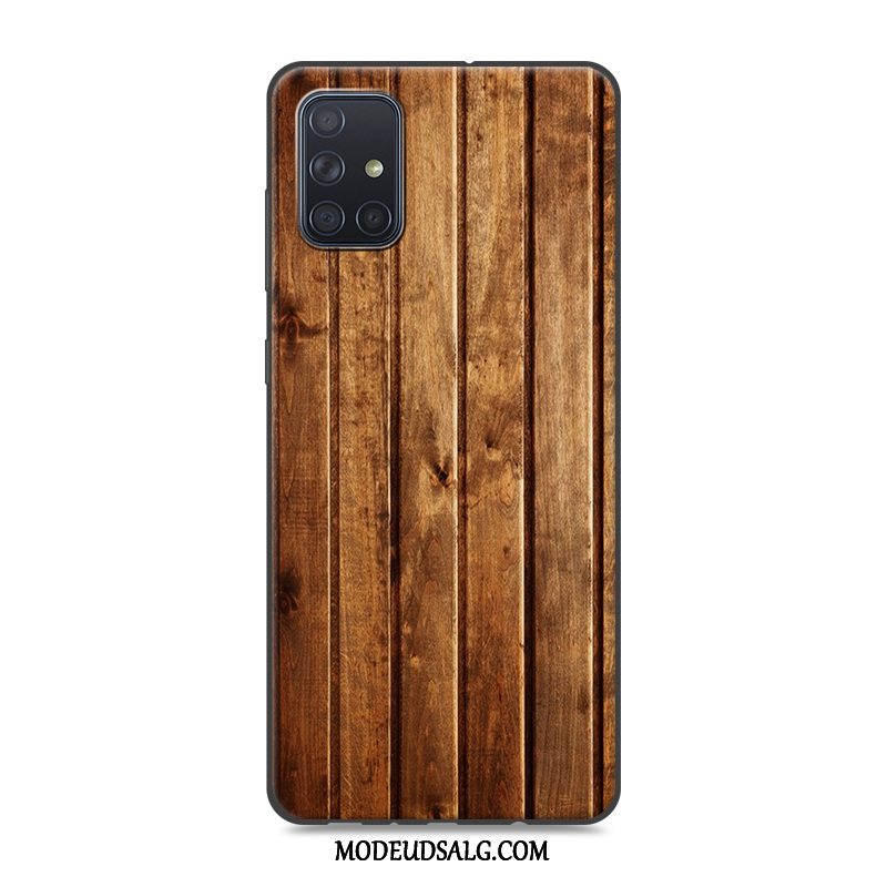 Samsung Galaxy A71 Etui Cover Blød Mønster Silikone Grå