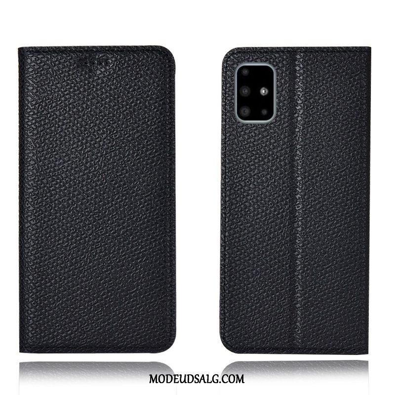 Samsung Galaxy A71 Etui / Cover Folio Beskyttelse Anti-fald Rød Mønster