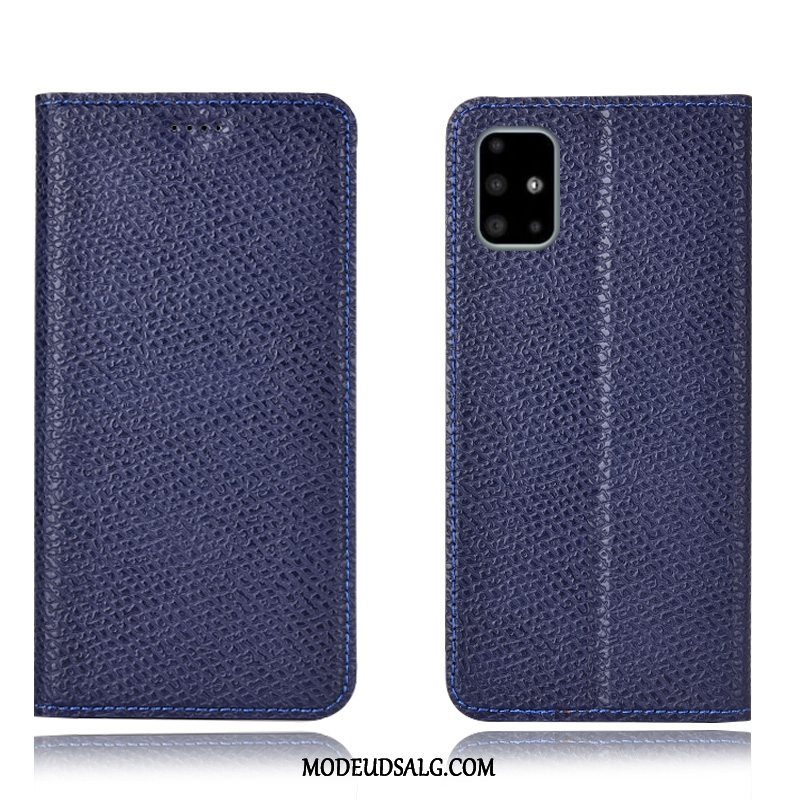 Samsung Galaxy A71 Etui / Cover Folio Beskyttelse Anti-fald Rød Mønster