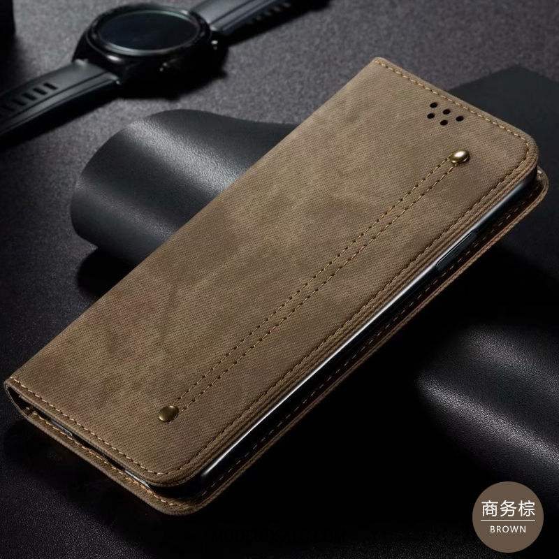 Samsung Galaxy A71 Etui Cover Lædertaske Slidstærk Føle Business