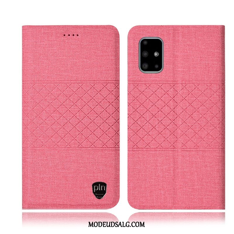 Samsung Galaxy A71 Etui Folio Dyb Farve Alt Inklusive Cover Ternet