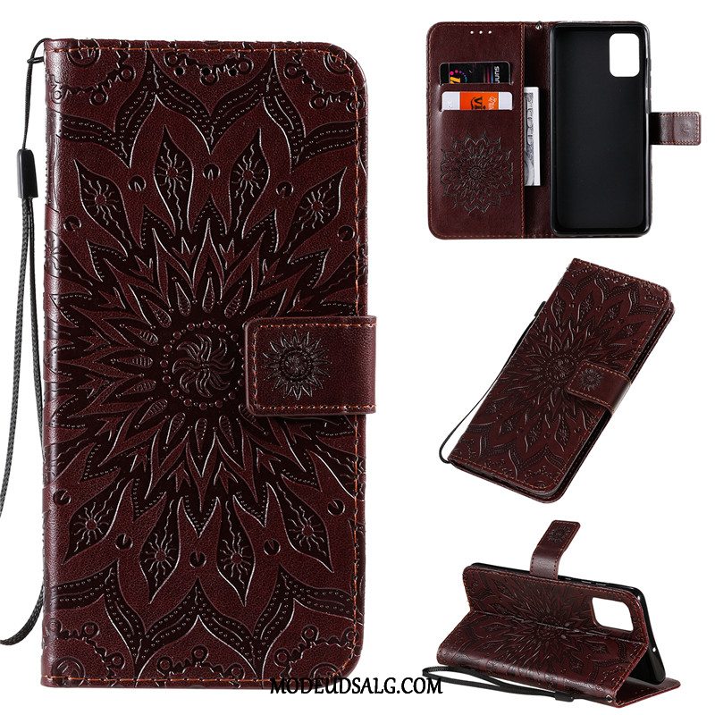 Samsung Galaxy A71 Etui Lyserød Folio Anti-fald Alt Inklusive Cover