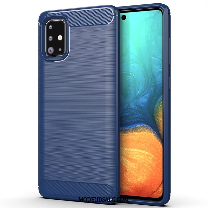 Samsung Galaxy A71 Etui Tynd Grå Cover Anti-fald Beskyttelse