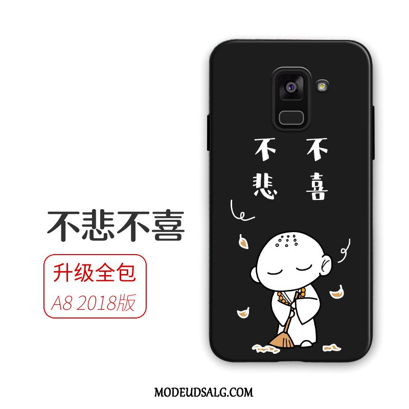 Samsung Galaxy A8 Etui Blød Sort Anti-fald Cover Trend