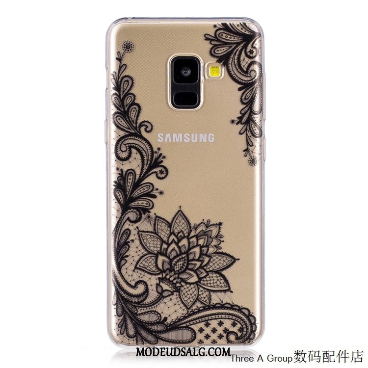 Samsung Galaxy A8 Etui / Cover Anti-fald Blød Alt Inklusive Gul Gennemsigtig