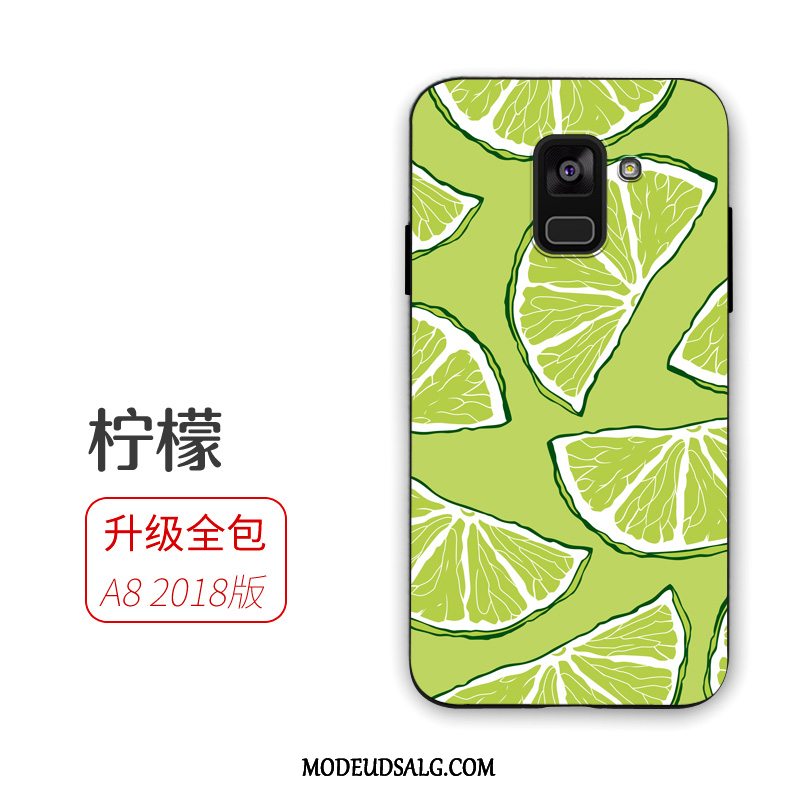 Samsung Galaxy A8 Etui / Cover Kreativ Blød Grøn Silikone