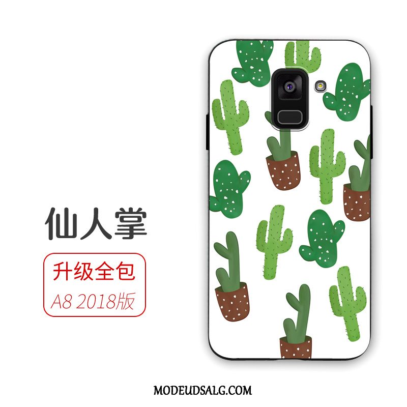 Samsung Galaxy A8 Etui / Cover Kreativ Blød Grøn Silikone