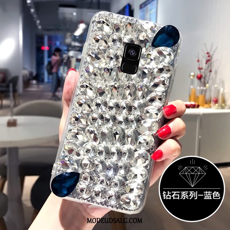 Samsung Galaxy A8 Etui Hård Sort Strass Anti-fald Ny