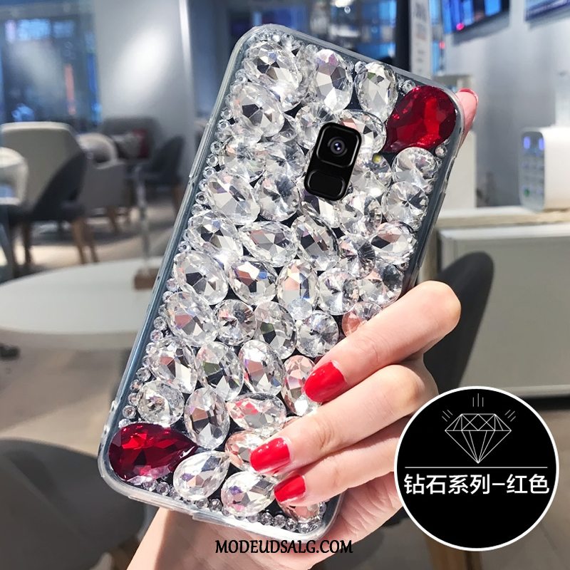 Samsung Galaxy A8 Etui Hård Sort Strass Anti-fald Ny