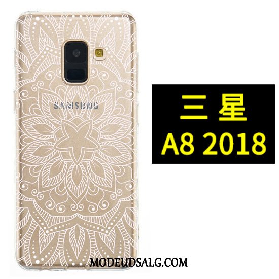 Samsung Galaxy A8 Etui Sort Hængende Ornamenter Malet Anti-fald Blød