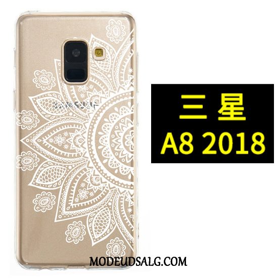 Samsung Galaxy A8 Etui Sort Hængende Ornamenter Malet Anti-fald Blød