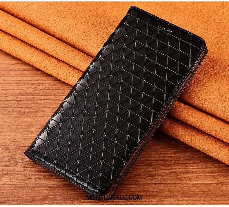 Samsung Galaxy A80 Etui Beskyttelse Nubuck Silikone Ægte Læder Trendy