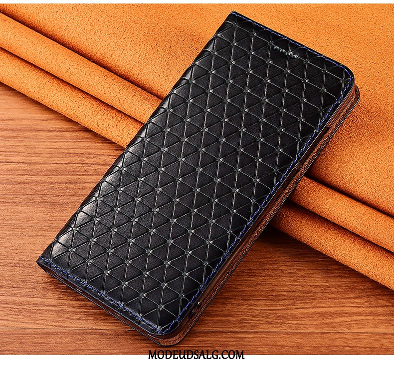 Samsung Galaxy A80 Etui Beskyttelse Nubuck Silikone Ægte Læder Trendy