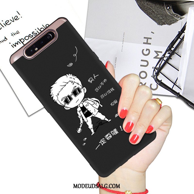 Samsung Galaxy A80 Etui Cartoon Sort Beskyttelse Kreativ Super