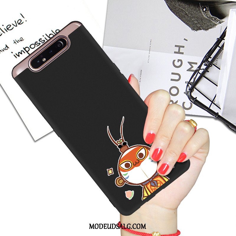 Samsung Galaxy A80 Etui Cartoon Sort Beskyttelse Kreativ Super