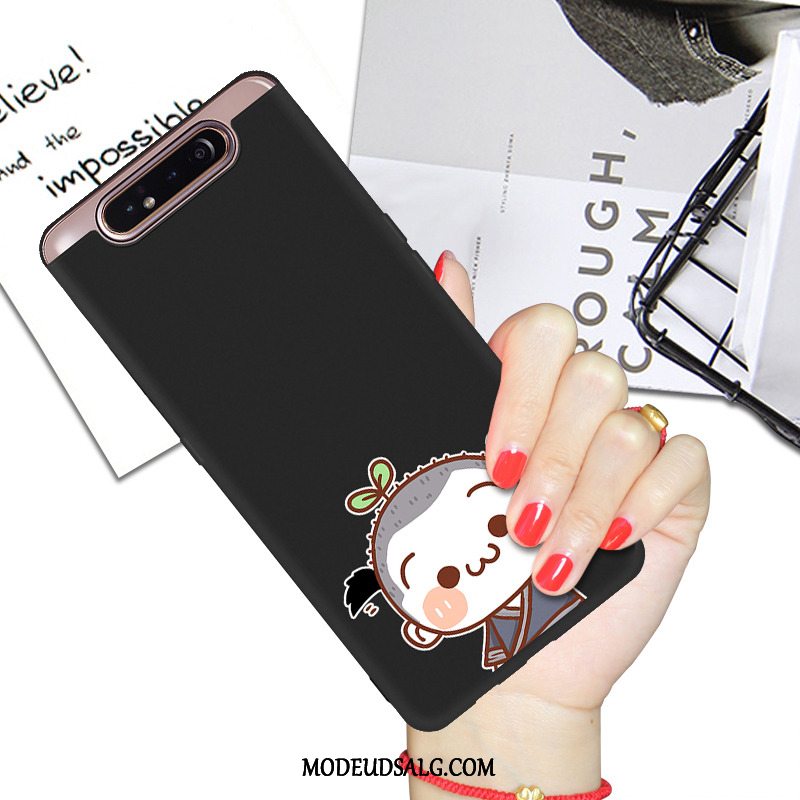 Samsung Galaxy A80 Etui Cartoon Sort Beskyttelse Kreativ Super