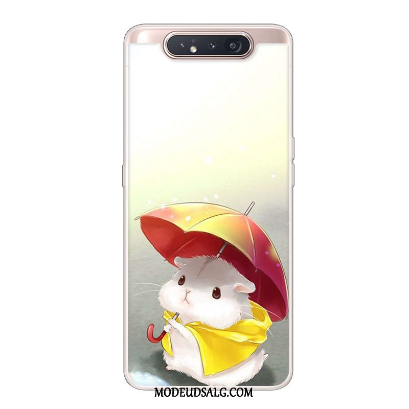 Samsung Galaxy A80 Etui Cover Anti-fald Kreativ Cartoon Gul