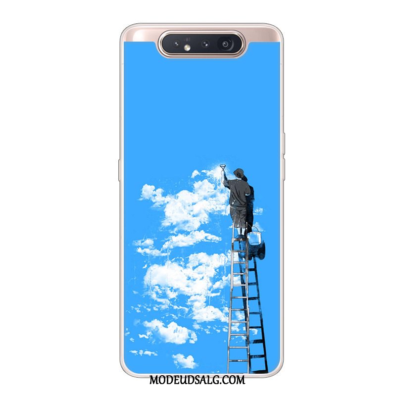 Samsung Galaxy A80 Etui Cover Anti-fald Kreativ Cartoon Gul